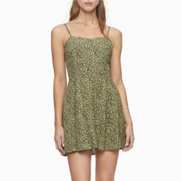 Calvin Klein Dresses & Skirts - Calvin Klein Jeans Womens Micro Leopard Line Mini Dress Size XL, MSRP $79.5